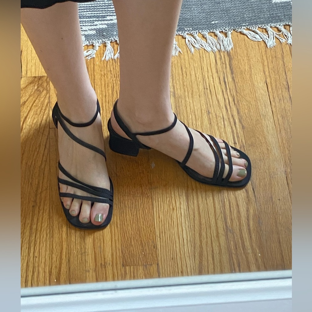 Black Strappy Sandals